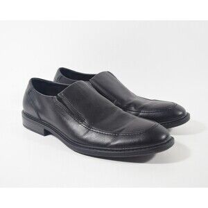 Goodfellow Lincoln Black Faux Leather Slip On Loafers Dress Shoes Sz 10